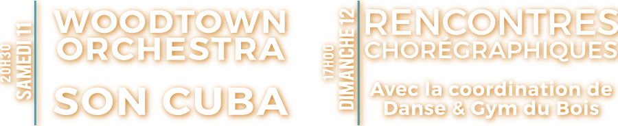 Samedi 26 - Woodtown Orchestra et Leeway avec Vincent Payen